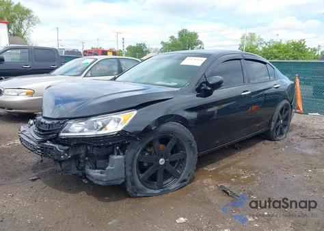 2016 Honda Accord Ex-L из США, поврежденный, VIN 1HGCR2F8XGA105579